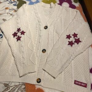 Taylor Swift Red TV Cardigan Size 3XL/4XL
